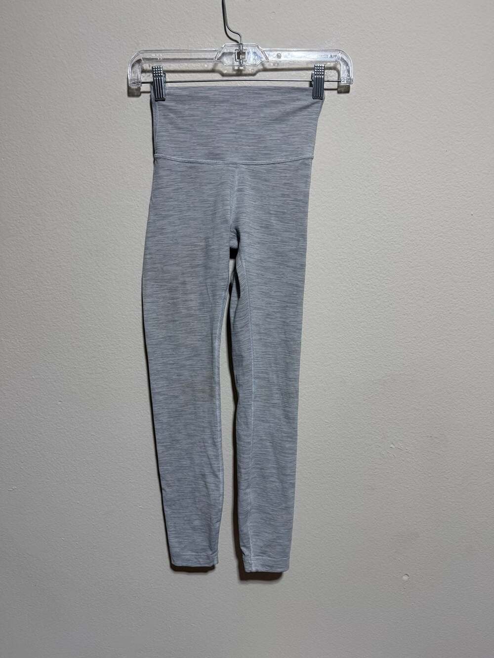 Lululemon Wunder Under High-Rise Leggings Space Dye Grey Size 2